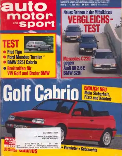 Auto, Motor & Sport 1993 Heft 12