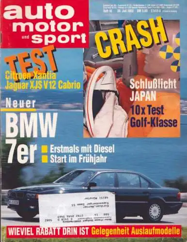 Auto, Motor & Sport 1993 Heft 16
