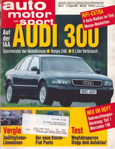 Auto, Motor & Sport 1993 Heft 18