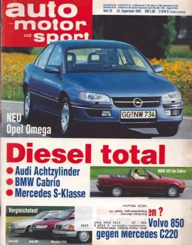 Auto, Motor & Sport 1993 Heft 20
