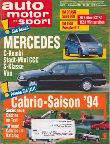 Auto, Motor & Sport 1993 Heft 23