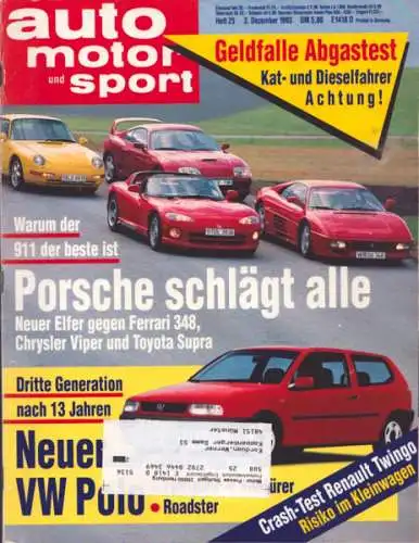 Auto, Motor & Sport 1993 Heft 25