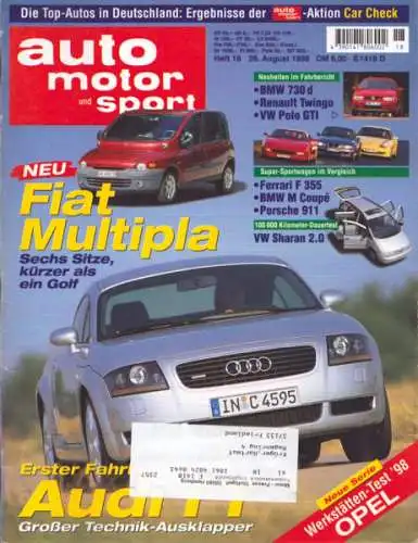 Auto, Motor & Sport 1998 Heft 18