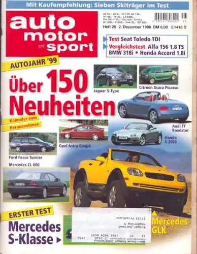Auto, Motor & Sport 1998 Heft 25