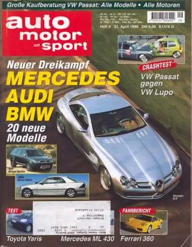 Auto, Motor & Sport 1999 Heft 9