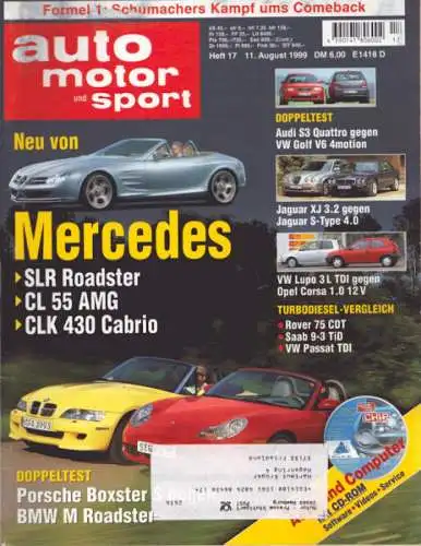 Auto, Motor & Sport 1999 Heft 17