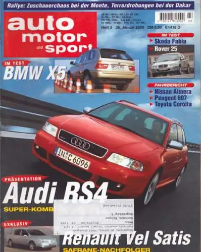 Auto, Motor & Sport 2000 Heft 3