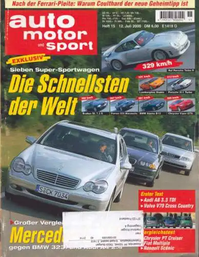 Auto, Motor & Sport 2000 Heft 15