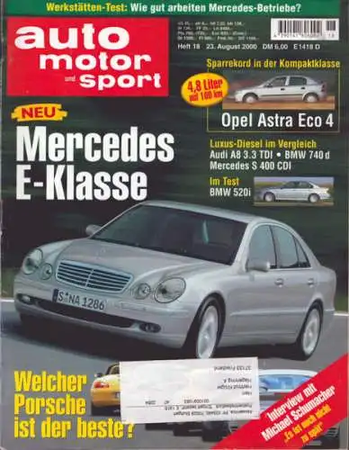 Auto, Motor & Sport 2000 Heft 18
