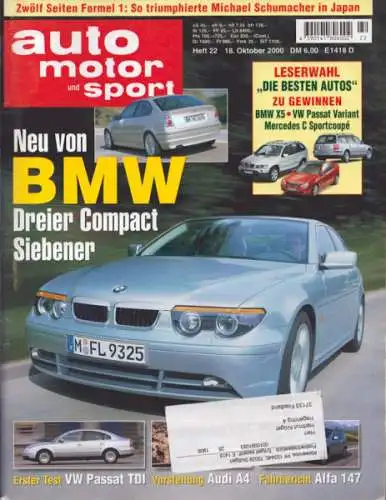 Auto, Motor & Sport 2000 Heft 22