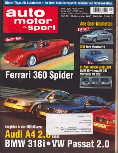 Auto, Motor & Sport 2000 Heft 25