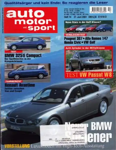Auto, Motor & Sport 2001 Heft 14