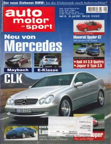 Auto, Motor & Sport 2001 Heft 16