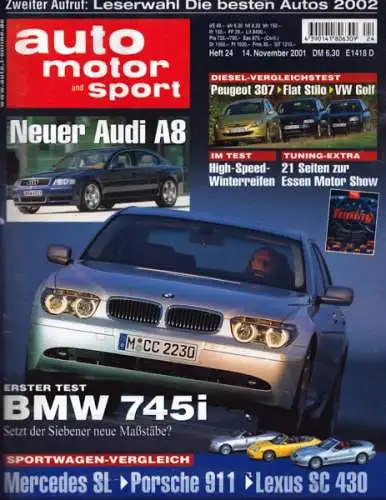 Auto, Motor & Sport 2001 Heft 24