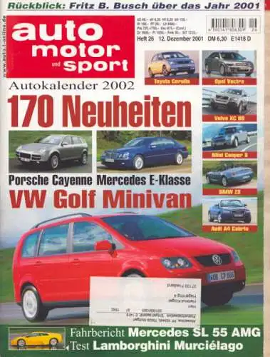 Auto, Motor & Sport 2001 Heft 26