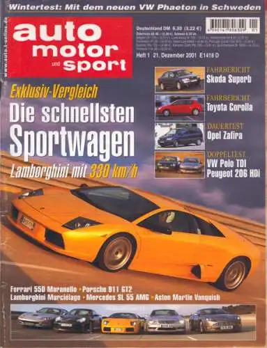 Auto, Motor & Sport 2002 Heft 1