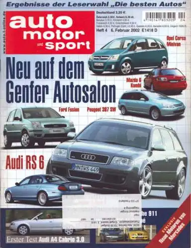 Auto, Motor & Sport 2002 Heft 4