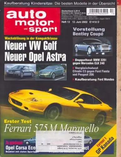 Auto, Motor & Sport 2002 Heft 13