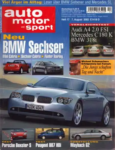 Auto, Motor & Sport 2002 Heft 17
