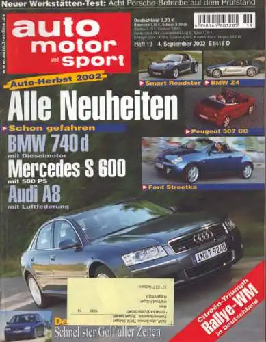 Auto, Motor & Sport 2002 Heft 19