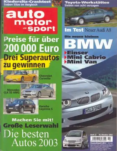 Auto, Motor & Sport 2002 Heft 22