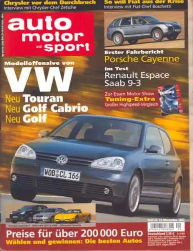 Auto, Motor & Sport 2002 Heft 24