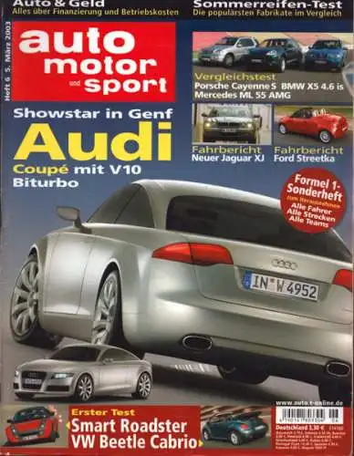 Auto, Motor & Sport 2003 Heft 6