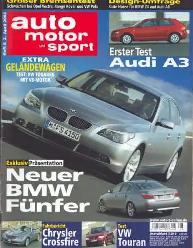 Auto, Motor & Sport 2003 Heft 8