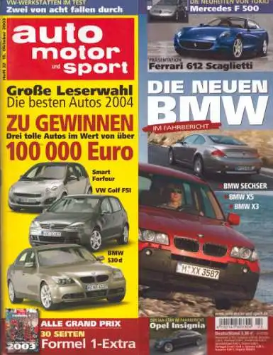 Auto, Motor & Sport 2003 Heft 22