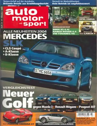 Auto, Motor & Sport 2003 Heft 23