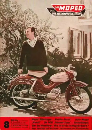 Moped und die Kleinmotorisierung 1958 Heft  8