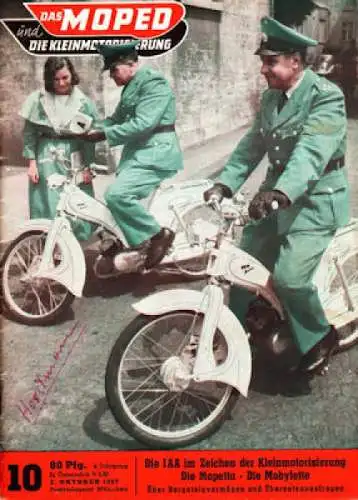 Moped und die Kleinmotorisierung 1957 Heft 10