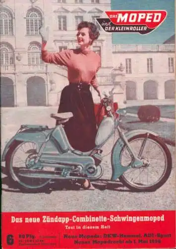 Moped und der Kleinroller 1956 Heft 6