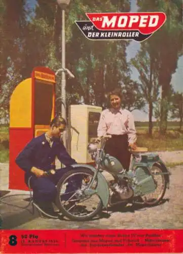 Moped und der Kleinroller 1955 Heft 8
