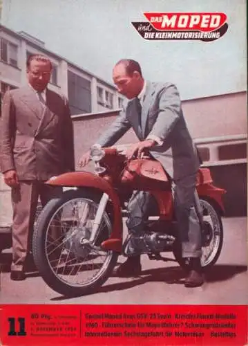 Moped und die Kleinmotorisierung 1959 Heft 11