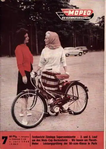 Moped und die Kleinmotorisierung 1960 Heft 7
