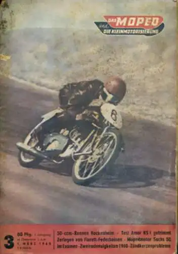 Moped und die Kleinmotorisierung 1960 Heft 3