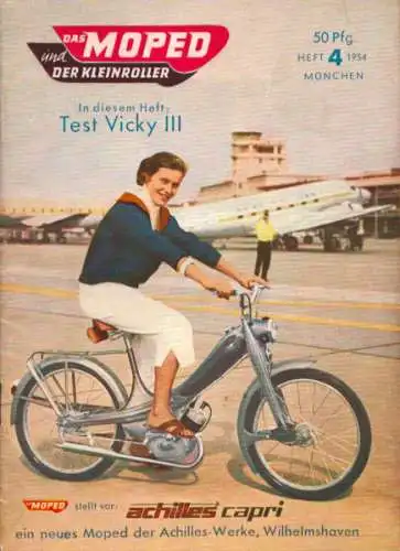 Moped und der Kleinroller 1954 Heft 4