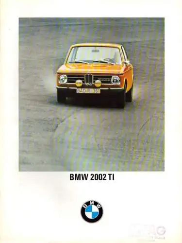 BMW 2002 TI Prospekt 9.1969