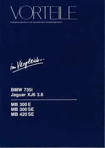Mercedes-Benz S-Klasse Vorteile 1987
