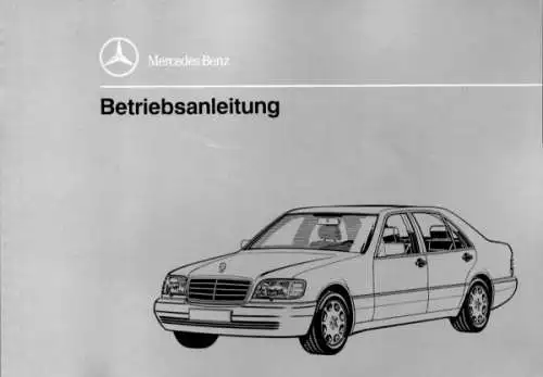 Mercedes-Benz S 350 Turbodiesel Bedienungsanleitung 12.1993
