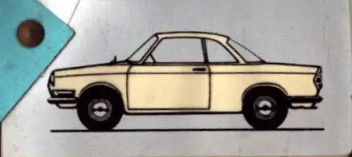 BMW 2 Farbmuster Fächer ca. 1962-1963