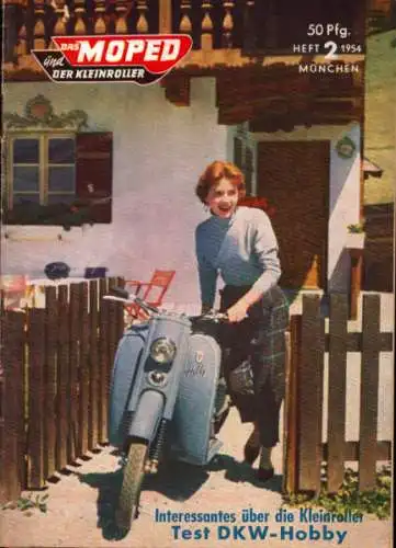 Moped und der Kleinroller 1954 Heft 2