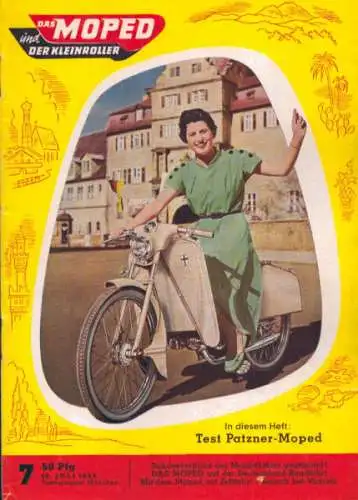 Moped und der Kleinroller 1955 Heft 7