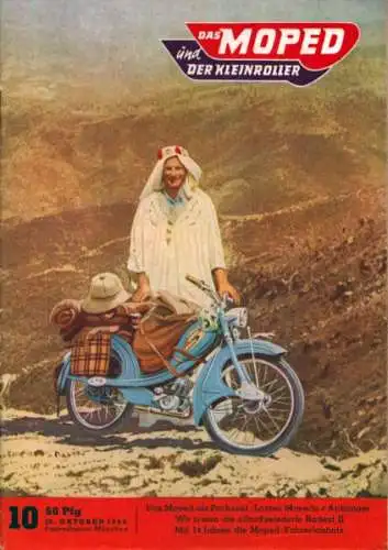 Moped und der Kleinroller 1955 Heft 10