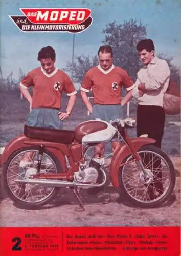 Moped und die Kleinmotorisierung 1958 Heft  2