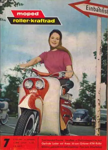 Moped Roller Kraftrad 1961 Heft 7