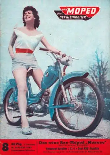 Moped und der Kleinroller 1956 Heft 8
