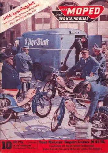 Moped und der Kleinroller 1956 Heft 10