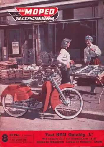 Moped und die Kleinmotorisierung 1957 Heft 8